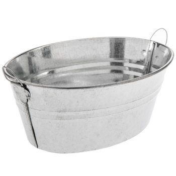 Oval Metal Bucket